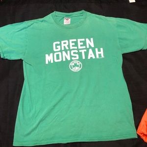 Green Monstah T-shirt. Boston Red Sox